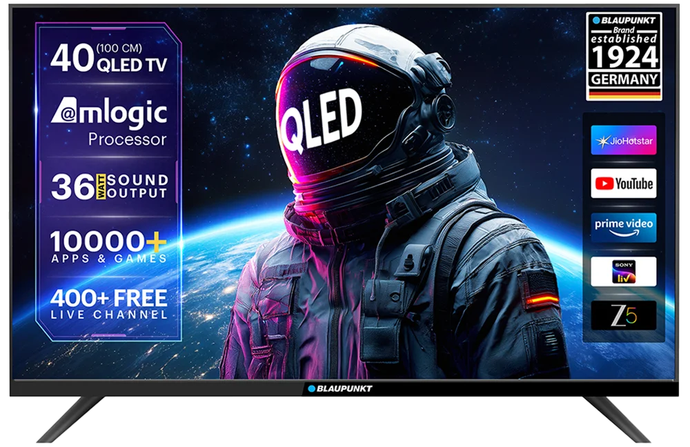 Blaupunkt Sigma QLED 100 cm (40 inch) Full HD LED Smart Linux TV 2025 Edition